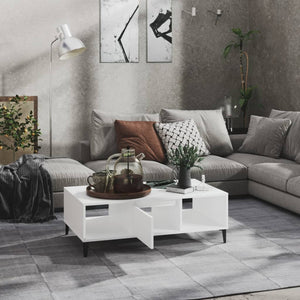 Weißer Couchtisch 103,5 cm