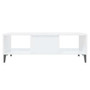Weißer Couchtisch 103,5 cm