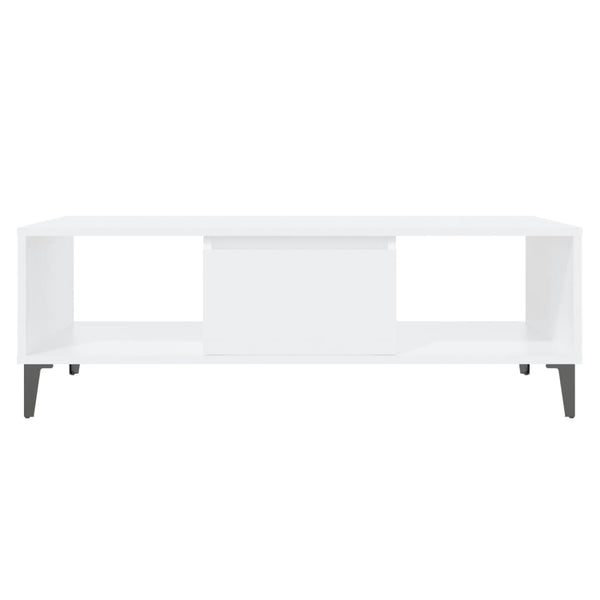 Weißer Couchtisch 103,5 cm