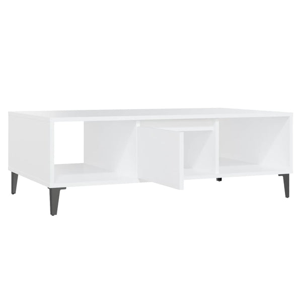 Weißer Couchtisch 103,5 cm
