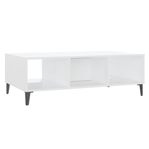 Weißer Couchtisch 103,5 cm