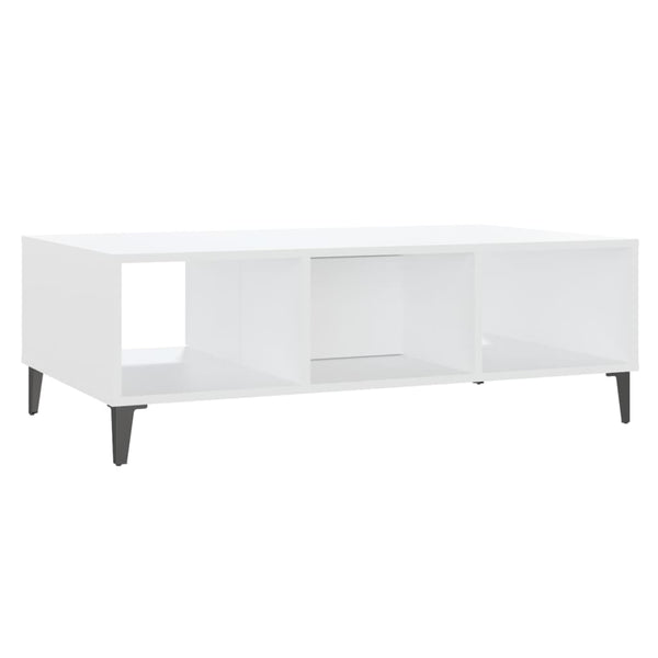 Weißer Couchtisch 103,5 cm