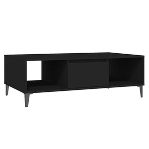 Schwarzer Couchtisch 103,5 cm