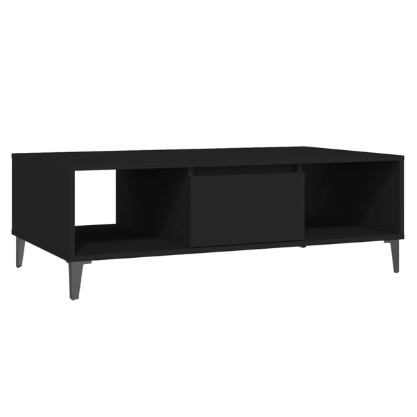 Schwarzer Couchtisch 103,5 cm