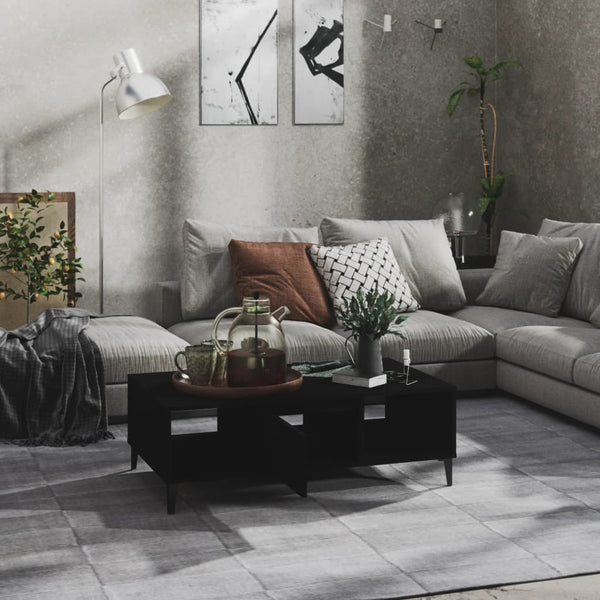 Schwarzer Couchtisch 103,5 cm