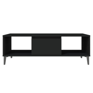 Schwarzer Couchtisch 103,5 cm