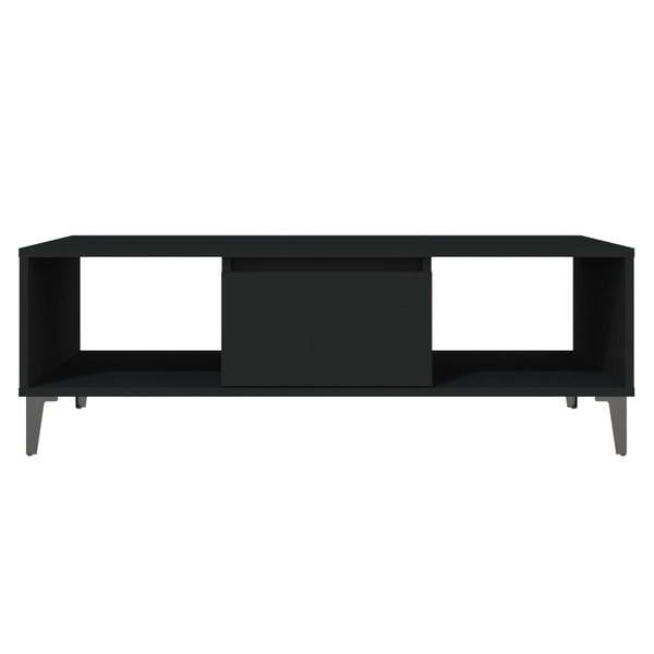 Schwarzer Couchtisch 103,5 cm
