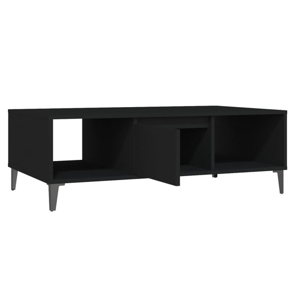Schwarzer Couchtisch 103,5 cm