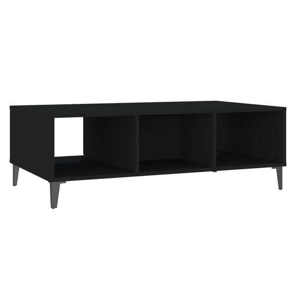 Schwarzer Couchtisch 103,5 cm