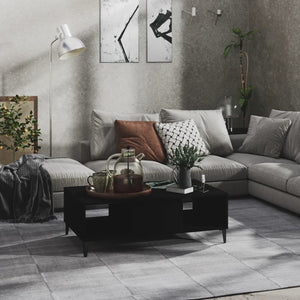 Schwarzer Couchtisch 103,5 cm