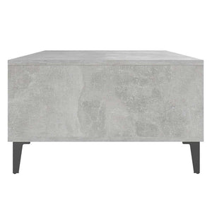 Betongrau Couchtisch mit Ablage