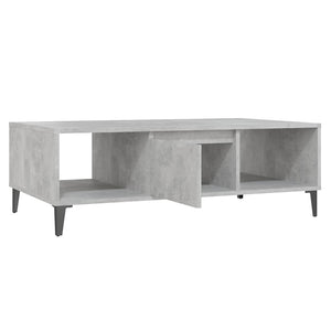 Betongrau Couchtisch mit Ablage