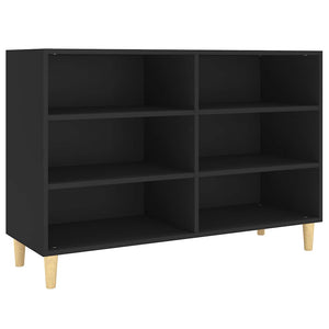 Schwarzes Sideboard 103,5 cm