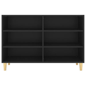 Schwarzes Sideboard 103,5 cm