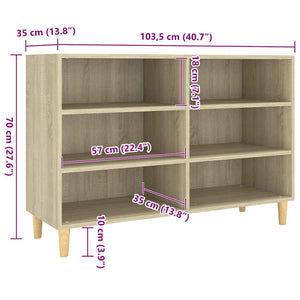 Sideboard Sonoma Eiche 103,5 cm