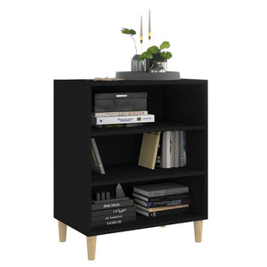 Schwarzes Sideboard 57x35x70 cm