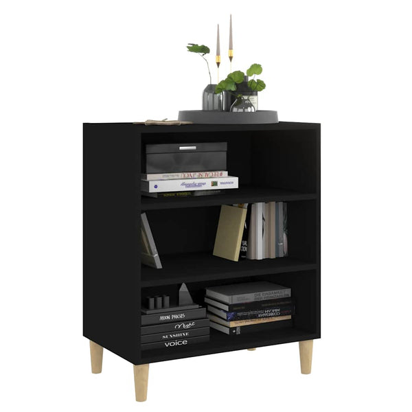 Schwarzes Sideboard 57x35x70 cm