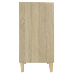 Sideboard Weiß Sonoma-Eiche 57x35x70 cm