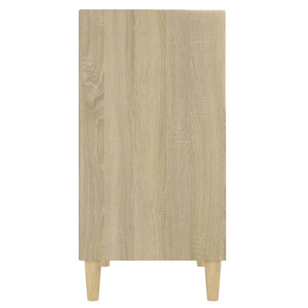 Sideboard Weiß Sonoma-Eiche 57x35x70 cm