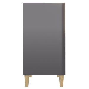 Hochglanz Sideboard Grau 57x35x70cm