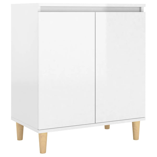 Hochglanz Sideboard Weiß 60x35x70 cm