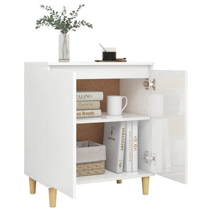 Hochglanz Sideboard Weiß 60x35x70 cm