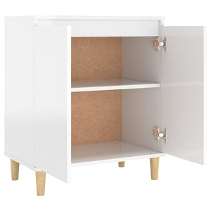 Hochglanz Sideboard Weiß 60x35x70 cm