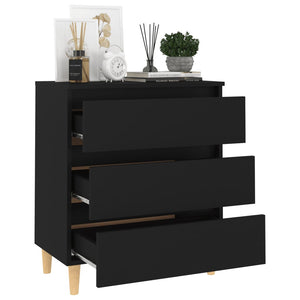Schwarzes Sideboard 60 cm