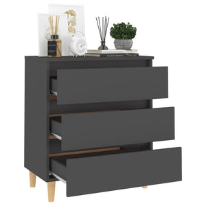 Graues Sideboard 60 cm