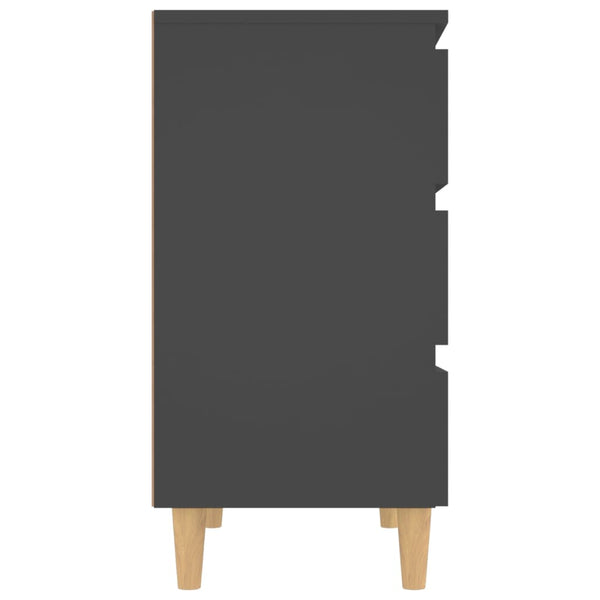 Graues Sideboard 60 cm