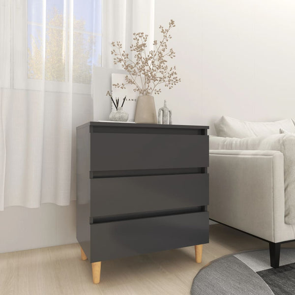 Graues Sideboard 60 cm