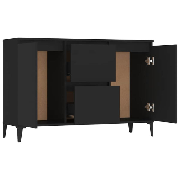 Schwarzes Sideboard 102 cm