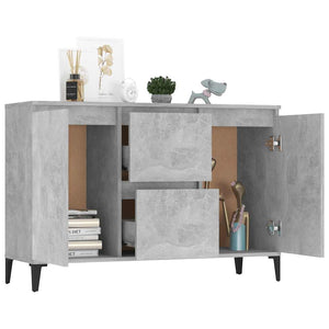 Betongraues Sideboard 102 cm