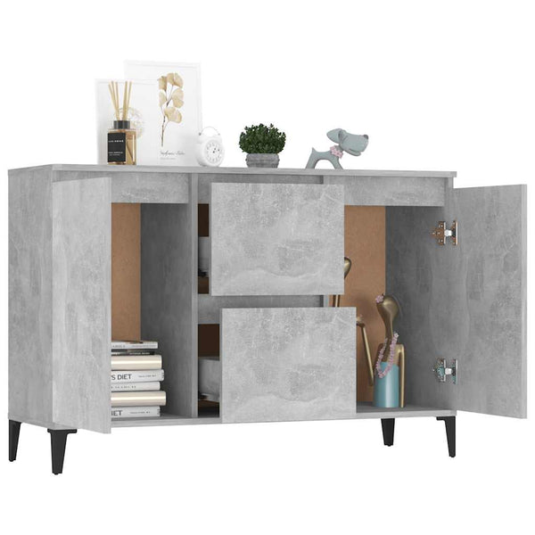 Betongraues Sideboard 102 cm