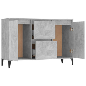 Betongraues Sideboard 102 cm
