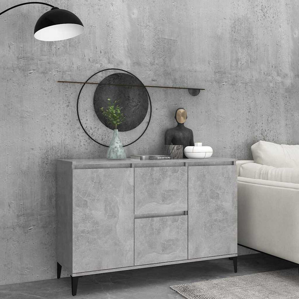 Betongraues Sideboard 102 cm
