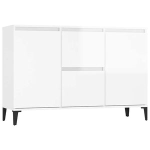 Hochglanz Weißes Sideboard 102 cm
