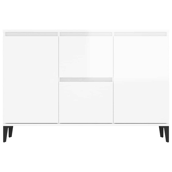 Hochglanz Weißes Sideboard 102 cm