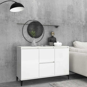 Hochglanz Weißes Sideboard 102 cm