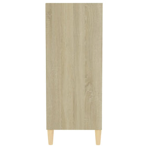 Sideboard Weiß Sonoma-Eiche 57x35x90 cm