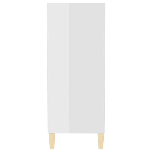 Hochglanz Sideboard Weiß 90cm