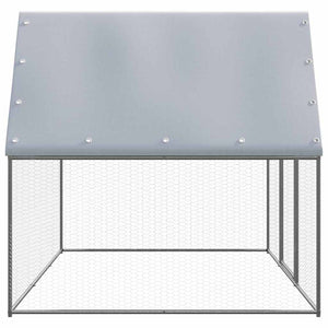 Outdoor-Hühnerkäfig 3x2x2 m Verzinkter Stahl