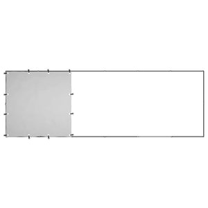 Hundezwinger Schwarz 330x110x110 cm Stahl