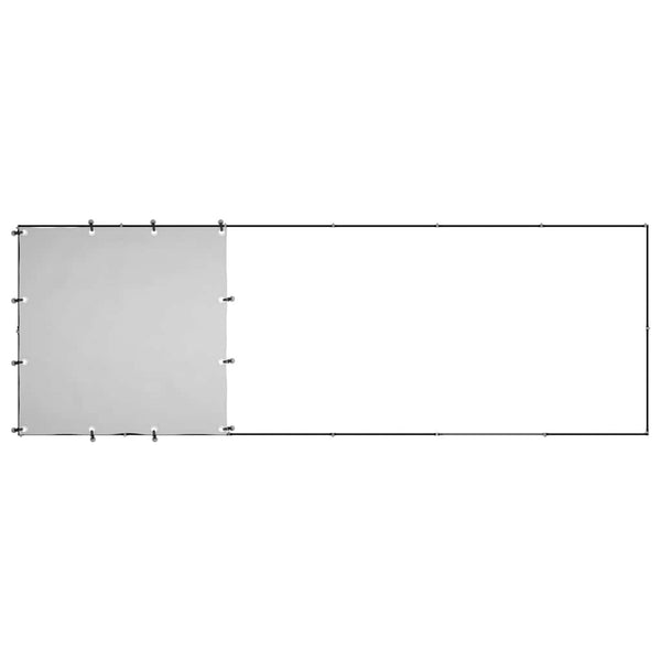 Hundezwinger Schwarz 330x110x110 cm Stahl