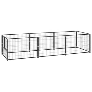 Hundezwinger Schwarz 300x100x70 cm Stahl
