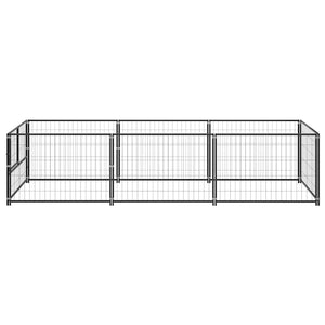 Hundezwinger Schwarz 300x100x70 cm Stahl