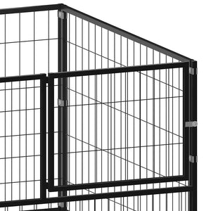 Hundezwinger Schwarz 300x100x70 cm Stahl