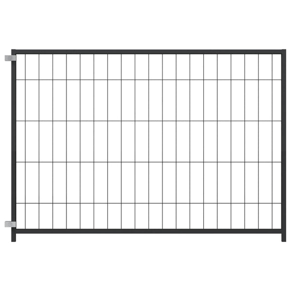 Hundezwinger Schwarz 300x100x70 cm Stahl