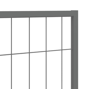 Hundezwinger Silbern 300x100x70 cm Stahl