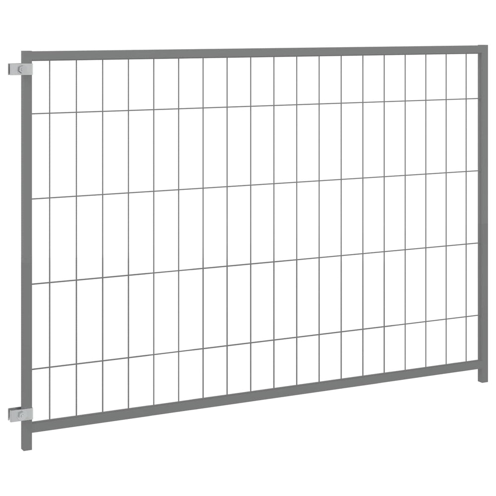 Hundezwinger Silbern 300x100x70 cm Stahl